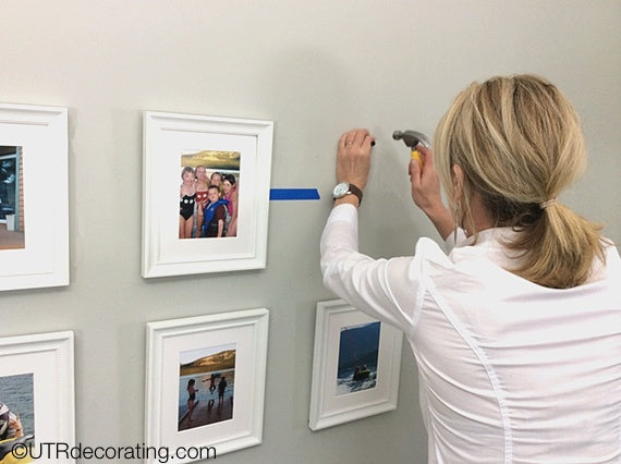 Keep frames straight on the wall